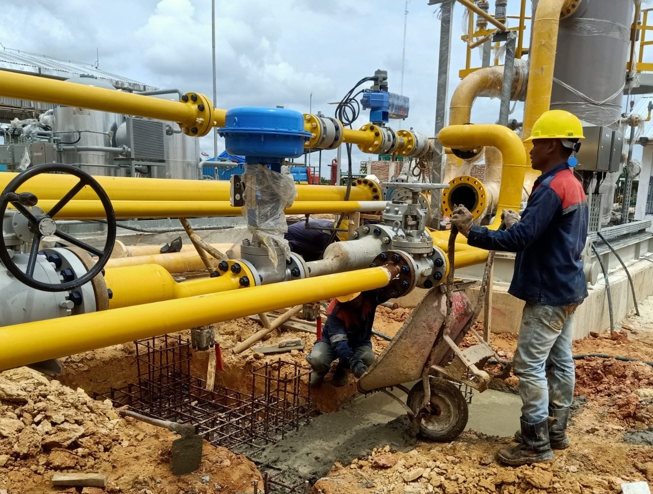 Langgam Pipe Support Fabrication